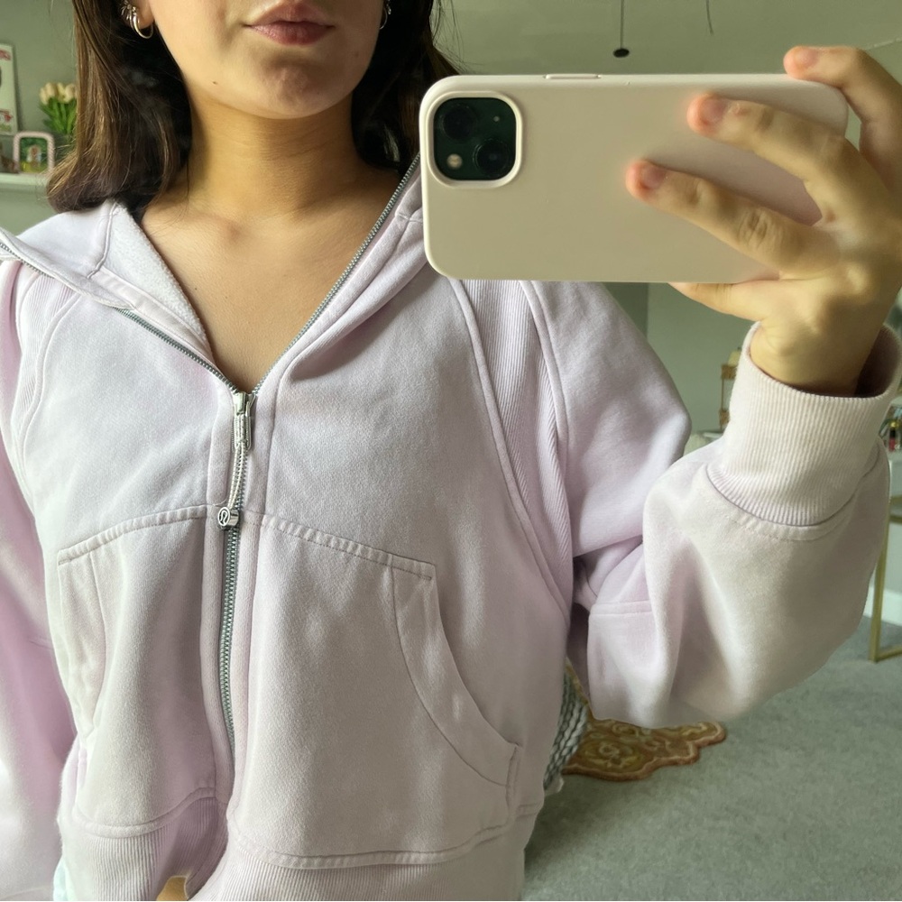 lululemon athletica Light Pink Hoodie